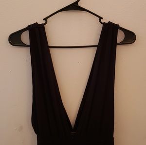 Black maxi dress